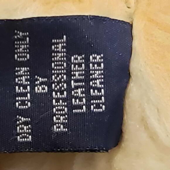 Phat Farm Shearling Lined Aviator Jacket Mens Size 2XL Green Zip Leather Flaw - Picture 11 of 15